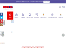 Tablet Screenshot of kidzee.com
